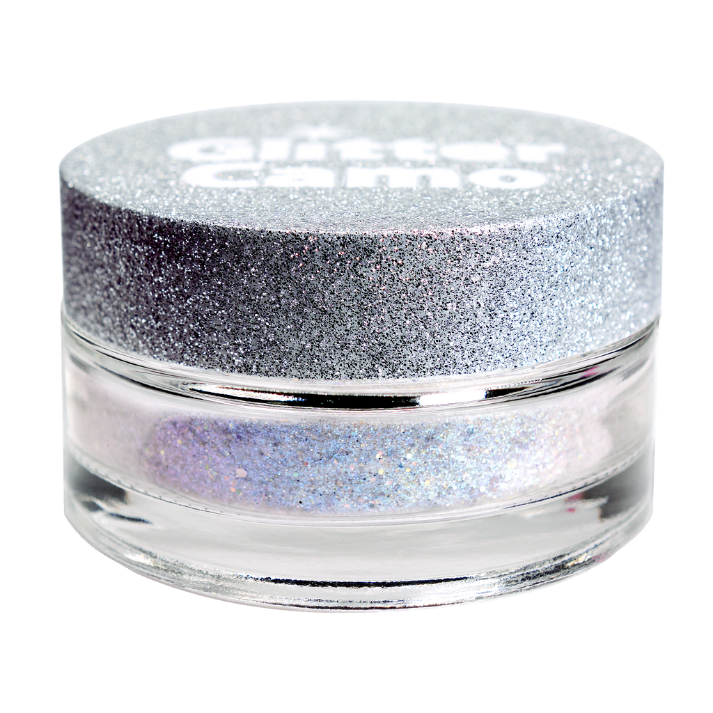 Lit Cosmetics Glitter Camo Body Glitter Commander in Glitter (Silver)