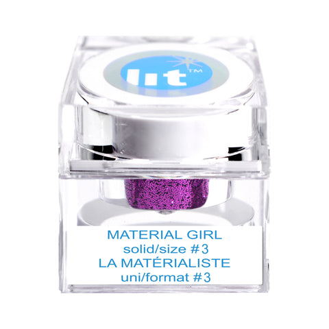 Material Girl Size #3 Glitter (Solid)