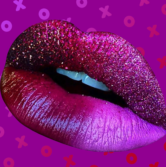 Pat McGrath 004 Glitter Lip Kit  Glitter Lips How To  Marie Claire