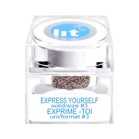 Express Yourself Glitter (solid)