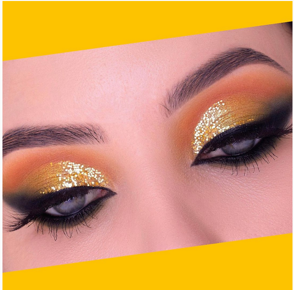 Galla Gold eye glitter — Dianne O. Cosmetics Vegan Products + [ Hair / MUA  / Stylist ]